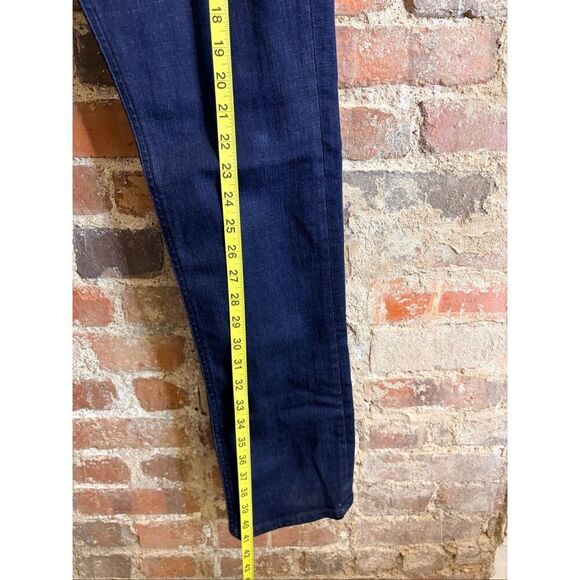 SEVEN7 • Dark Wash Slim Straight Blue Denim Jeans  • Ladies Size W30 L32 - Picture 4 of 7